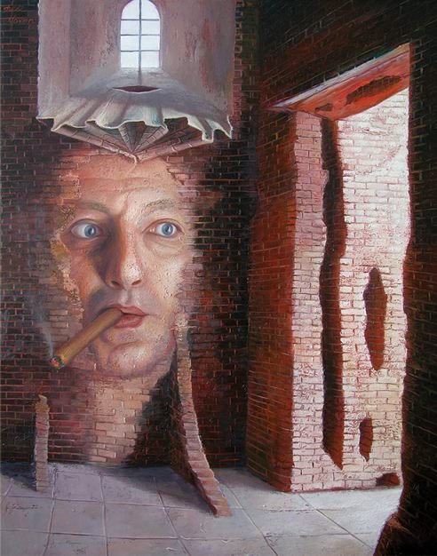 Contemporary art painting, picture