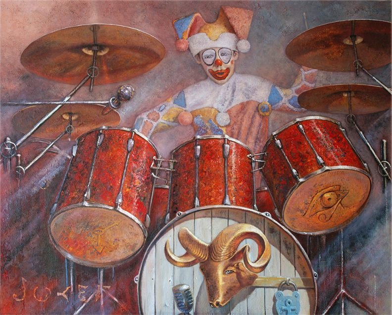 Contemporary art painting, picture