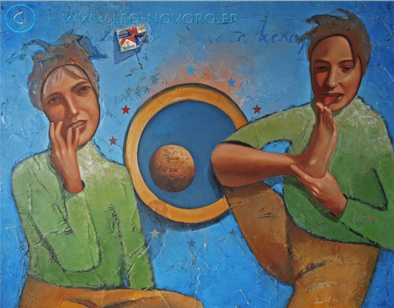 Contemporary art painting, picture