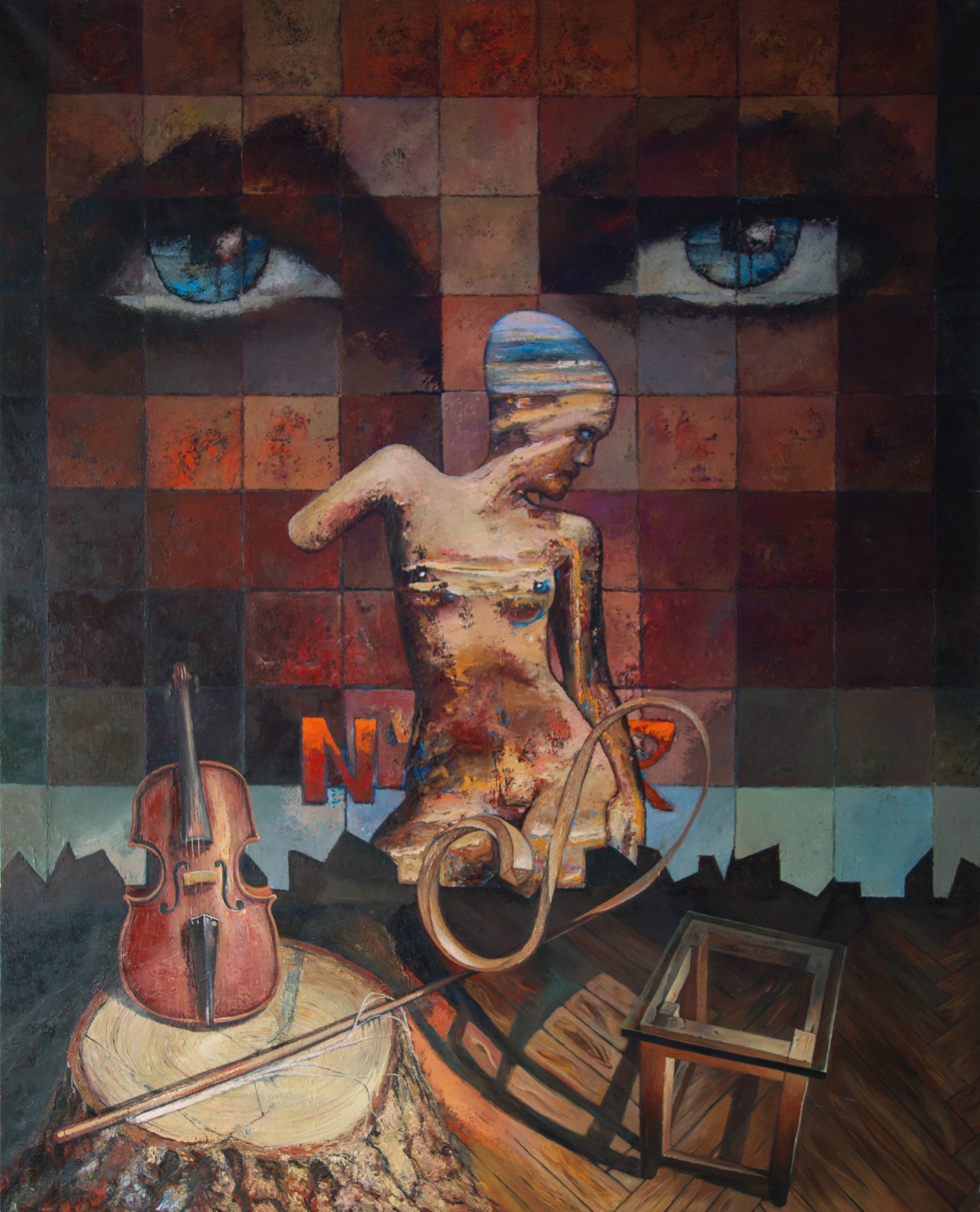 Contemporary art painting, picture