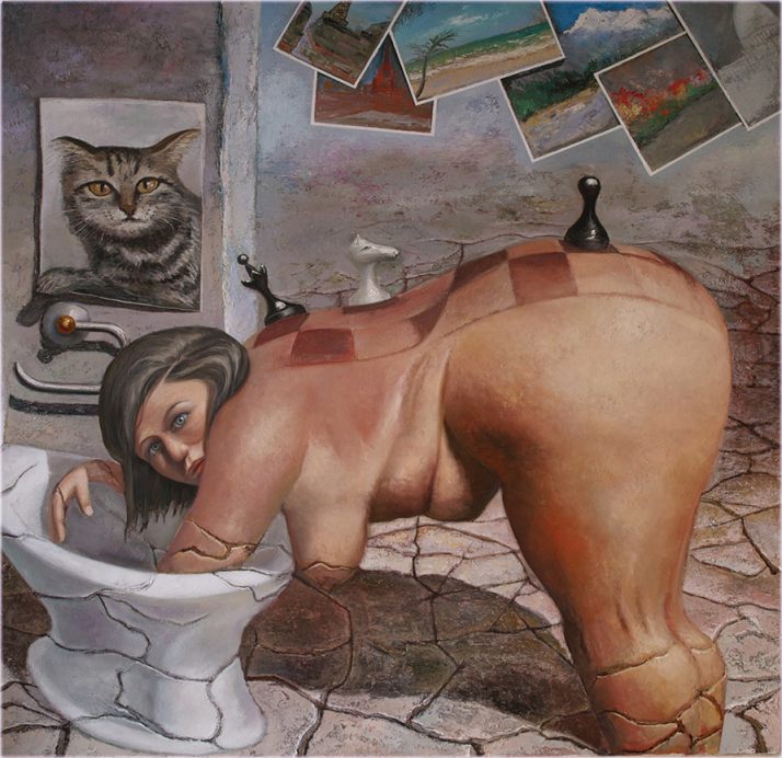Contemporary art painting, picture
