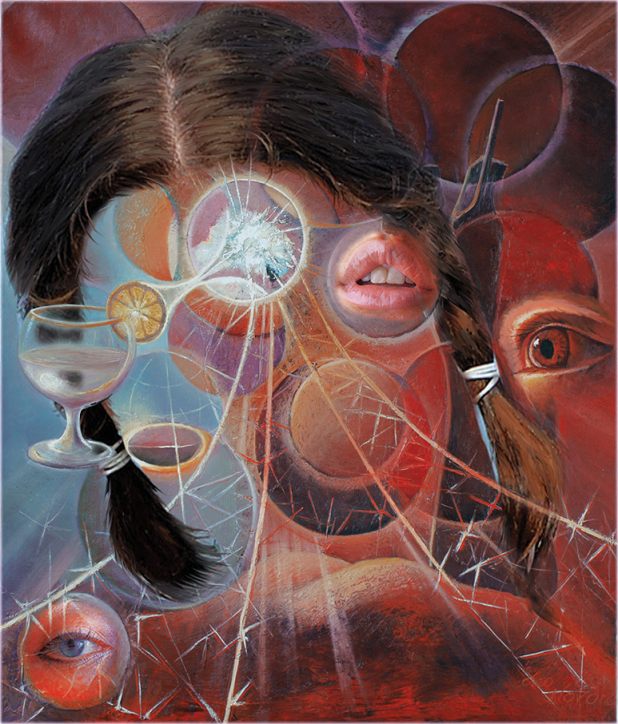 Contemporary art painting, picture