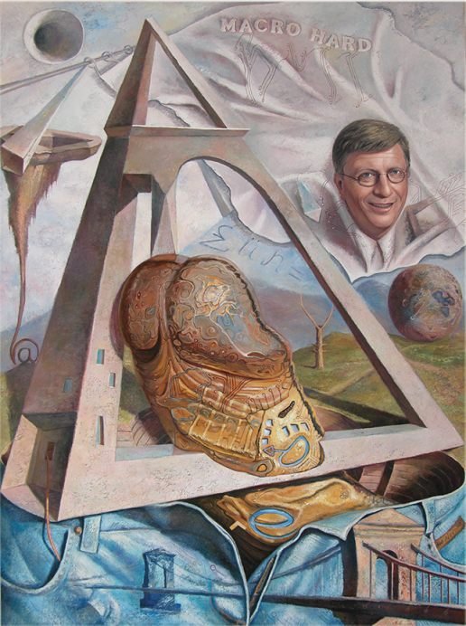 Contemporary art painting, picture