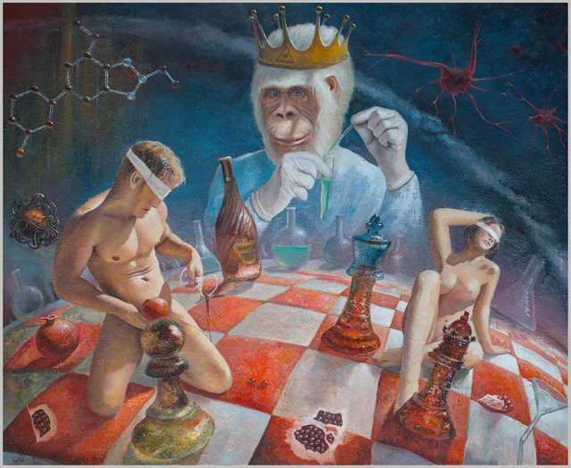 Contemporary art painting, picture