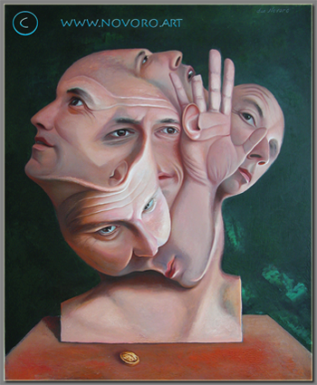 Contemporary art picture, painting